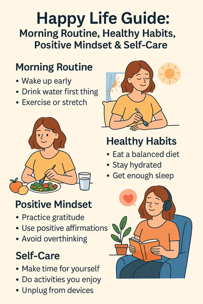 Happy Life Guide Morning to Self-Care