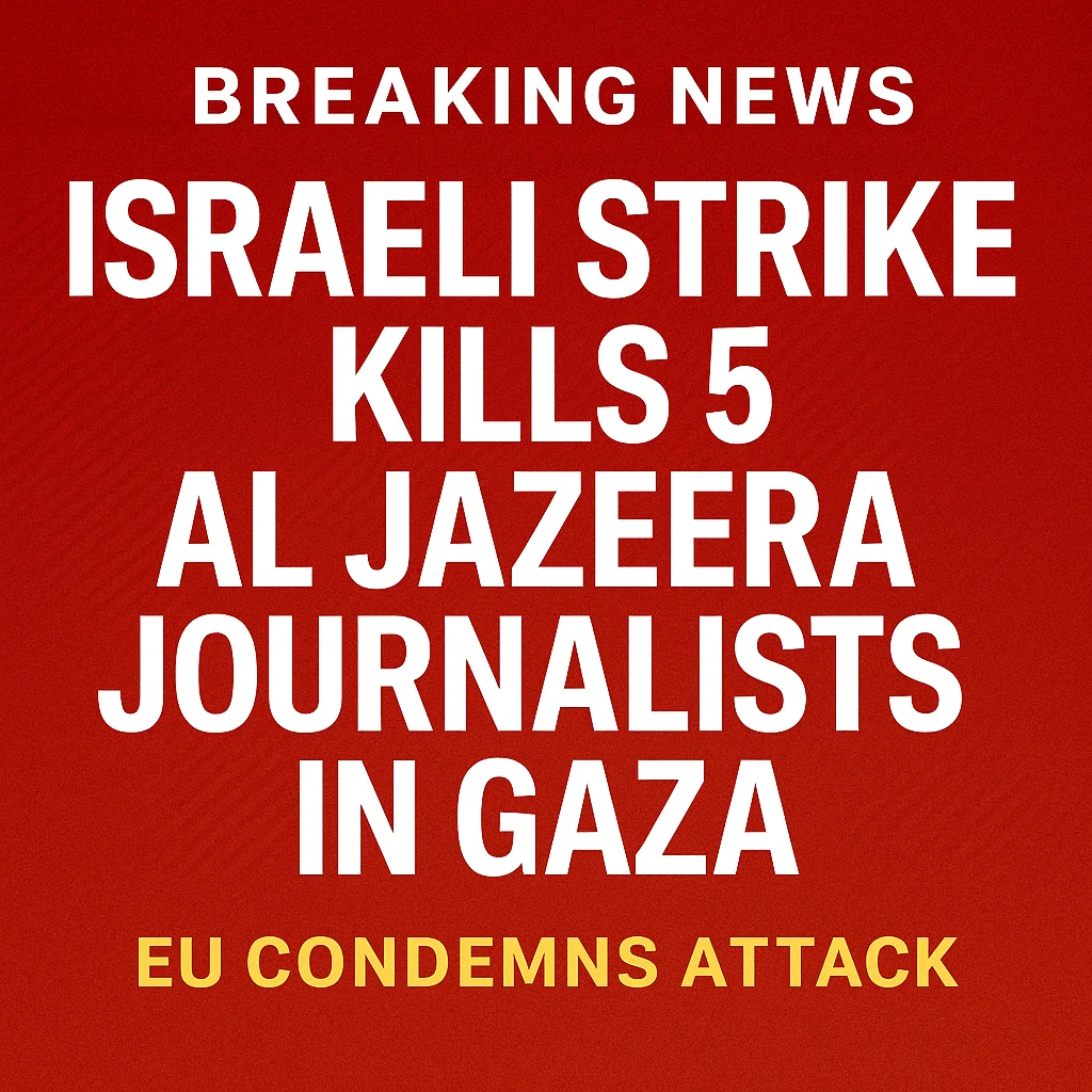 Israeli Strike Kills 5 Al Jazeera Journalists